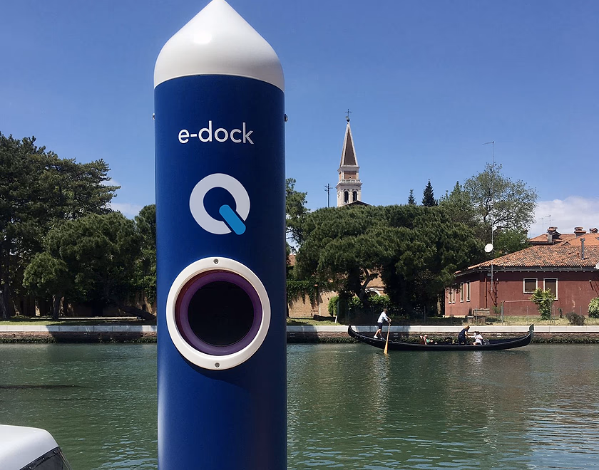 E-Dock charging station in Venice